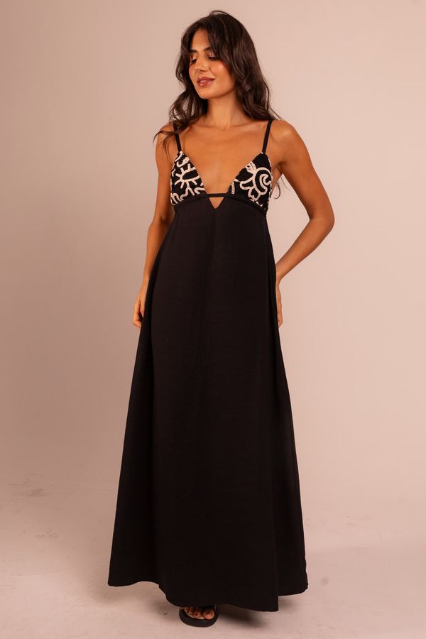 vestido noah preto